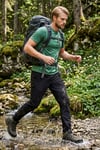 Normal Kalıp Lastikli Bel Düz Paça Trekking Erkek Pantolon 693159 SİYAH