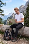 Normal Kalıp Lastikli Bel Düz Paça Trekking Erkek Pantolon 693159 SİYAH