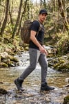 Normal Kalıp Lastikli Bel Düz Paça Trekking Erkek Pantolon 693159 FÜME