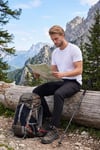 Normal Kalıp Lastikli Bel Düz Paça Trekking Erkek Pantolon 693159 SİYAH