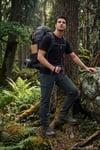 Normal Kalıp Lastikli Bel Su İtici Düz Paça Trekking ve Kargo Erkek Pantolon 693288 FÜME