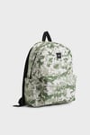 Old Skool Desenli Ayarlanabilir Askılı Sırt Çanta Unisex Sırt Çantası VN000H4WGCY1 YEŞİL-BEYAZ