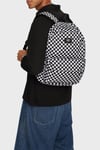 Old Skool Kareli Fermuarlı Unisex Sırt Çantası VN000H4XY281 SİYAH-BEYAZ