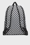 Old Skool Kareli Fermuarlı Unisex Sırt Çantası VN000H4XY281 SİYAH-BEYAZ