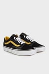 Old Skool Logolu Süet Sneaker Unisex Ayakkabı VN000CR5YLW1 SİYAH-SARI
