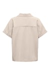 Onlaris Loose Fit Klasik Yaka Düğmeli Kadın Bluz 15364279 TAŞ