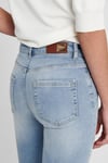 Onlblush Pamuklu Normal Bel Skinny Fit Dar Paça Jeans Kadın Kot Pantolon 15164319 AÇIK MAVİ