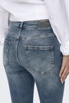 Onlblush Pamuklu Skinny Fit Dar Paça Jeans Kadın Kot Pantolon 15336681 MAVİ
