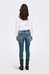 Onlblush Pamuklu Skinny Fit Dar Paça Jeans Kadın Kot Pantolon 15336681 MAVİ