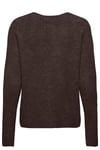 Onlcamilla Regular Fit V Yaka Kadın Kazak 15204588 KOYU KAHVE