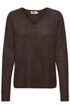Onlcamilla Regular Fit V Yaka Kadın Kazak 15204588 KOYU KAHVE
