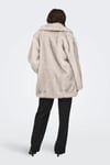 Onldawn Regular Fit Kruvaze Yaka Kadın Mont 15348976 TAŞ