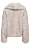Onldawn Regular Fit Yumuşak Tüylü Kadın Mont 15348977 TAŞ