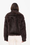 Onldawn Regular Fit Yumuşak Tüylü Kadın Mont 15348977 KOYU KAHVE