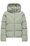 Onlece Kapüşonlu Şişme Kadın Mont 15318451 AÇIK YEŞİL