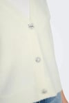Onlella Regular Fit Örme V Yaka Kadın Hırka 15259564 EKRU