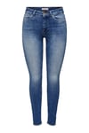 Onlemily Normal Bel Skinny Fit Dar Paça Jeans Kadın Kot Pantolon 15293282 MAVİ