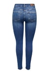 Onlemily Normal Bel Skinny Fit Dar Paça Jeans Kadın Kot Pantolon 15293282 MAVİ