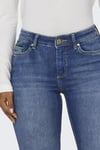Onlemily Normal Bel Skinny Fit Dar Paça Jeans Kadın Kot Pantolon 15293282 MAVİ
