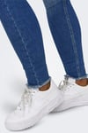 Onlemily Normal Bel Skinny Fit Dar Paça Jeans Kadın Kot Pantolon 15293282 MAVİ