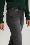 Onlemily Streç Pamuklu Regular Fit Yüksek Bel Jeans Kadın Kot Pantolon 15259634 KOYU GRİ