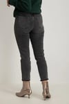 Onlemily Streç Pamuklu Regular Fit Yüksek Bel Jeans Kadın Kot Pantolon 15259634 KOYU GRİ