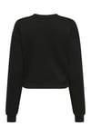 Onlevisa Pamuklu Regular Fit Bisiklet Yaka Kadın Sweat 15358296 SİYAH