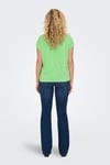 Onlfree Regular Fit Bisiklet Yaka Kadın T Shirt 15315577 YEŞİL