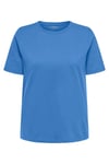 Onlfreja Pamuklu Regular Fit Yuvarlak Yaka Kadın T Shirt 15367970 SAKS