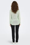 Onlgeena Regular Fit Bisiklet Yaka Örme Kadın Kazak 15113356A FISTIK YEŞİL