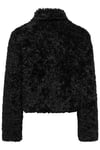 Onlginny Regular Fit Yumuşak Tüylü Kadın Mont 15352795 SİYAH