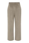 Onlhanna Kadife Relaxed Fit Yüksek Bel Pantolon Kadın Kadife Pantolon 15353641 TAŞ