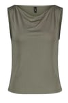 Onlhannah Regular Fit Degaje Yaka Kadın Atlet 15375269 YEŞİL