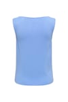 Onlhannah Regular Fit Degaje Yaka Kadın Atlet 15375269 MAVİ