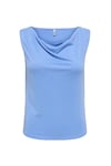 Onlhannah Regular Fit Degaje Yaka Kadın Atlet 15375269 MAVİ