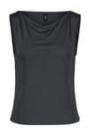 Onlhannah Regular Fit Degaje Yaka Kadın Atlet 15375269 SİYAH