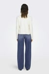 Onlhope Pamuklu Wide Leg Fit Yüksek Bel Jeans Kadın Kot Pantolon 15264080 MAVİ