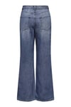 Onlhope Pamuklu Wide Leg Fit Yüksek Bel Jeans Kadın Kot Pantolon 15264080 MAVİ