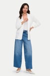 Onlita Regular Fit Kruvaze Yaka Blazer Kadın Ceket 15370275 BEYAZ