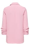 Onlita Regular Fit Kruvaze Yaka Blazer Kadın Ceket 15370275 PEMBE