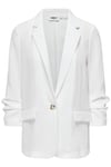 Onlita Regular Fit Kruvaze Yaka Blazer Kadın Ceket 15370275 BEYAZ