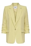 Onlita Regular Fit Kruvaze Yaka Blazer Kadın Ceket 15370275 SARI