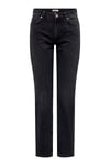 Onljacı Regular Fit Boru Paça Jeans Kadın Kot Pantolon 15301779 SİYAH