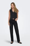 Onljacı Regular Fit Boru Paça Jeans Kadın Kot Pantolon 15301779 SİYAH