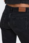 Onljacı Regular Fit Boru Paça Jeans Kadın Kot Pantolon 15301779 SİYAH