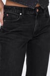 Onljacı Regular Fit Boru Paça Jeans Kadın Kot Pantolon 15301779 SİYAH