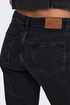 Onljacı Regular Fit Boru Paça Jeans Kadın Kot Pantolon 15301779 SİYAH
