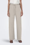 Onljany Regular Fit Yüksek Bel Geniş Paça Kadın Pantolon 15294429 KREM