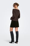Onlkatia Regular Fit Kayık Yaka Kadın Kazak 15374823 KAHVE