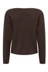 Onlkatia Regular Fit Kayık Yaka Kadın Kazak 15374823 KAHVE